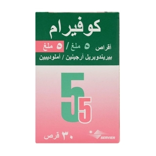 Servier Coveram Tablets 5/5mg 30 Pack