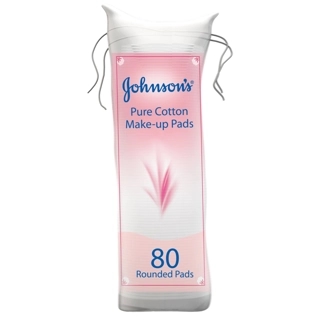Johnson's Pure Cotton Make-up Pads 80 Pieces
