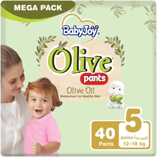 Babyjoy Olive Pants Culotte No.5 Mega Pack 40 Pieces