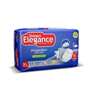 Sanita Elegance Adult Diapers X-Large 16 Pieces