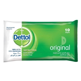 Dettol Original Alcohol-Free Antibacterial Wipes 80 Pieces