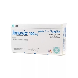 MSD Januvia Stagliptin Tablets 100mg 28 Count