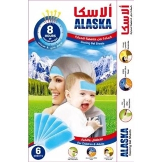 ALASKA Cooling Gel Sheets 6 Pack