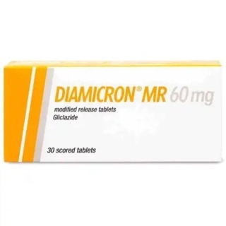Diamicron MR Gliclazide 60mg Tablets 30 Count