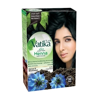 Vatika Natural Black Henna Hair Colour 60g