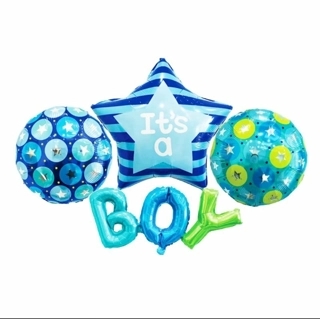 Baby Boy Balloon Set