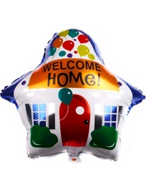 Welcome home house balloon