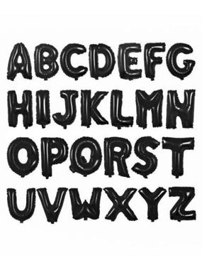 Big Black Letters Balloon