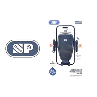 SP Car Air Vent Mount with Clip - Black