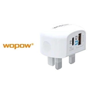 Wopow 20W PD Home Charger with USB Port