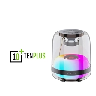 Ten Plus Glass Bluetooth Speaker with Light