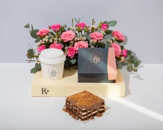 Cake - Rose - Coffee