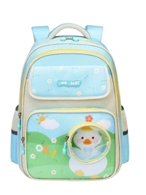 Bright green girls' backpack