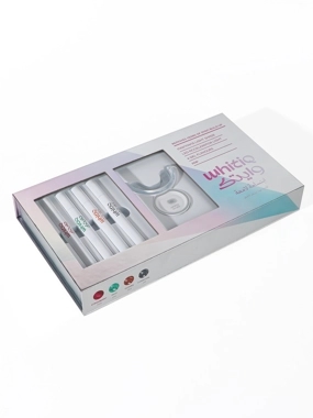 whitiq Wireless teeth whitening light kit 12% PAP + pens 4*2ml (mint/clove/strawberries/charcol)