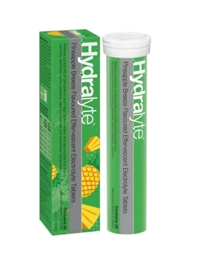 Hydralyte PINEAPPLE Flavored Effervescent Tablets - 20 Tablets