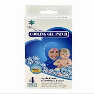Dr. Cure antipyretic patch for children and adults, size 5*12 cm - pack of 4 patches