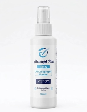 ALCOSEPT 70%ISOPRPYL ALCOHOL 120 ML