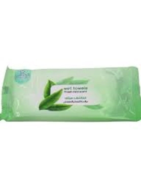 ALKHUZAMA Towels moistened with the refreshing scent of mint