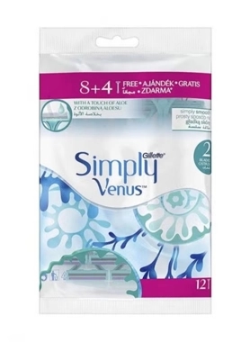 GILLETTE SIMPLY VENUS 8+4 12 RAZOR
