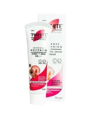 T-WHITE SENSITVE AREA WHITENING CREAM 50 ML