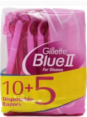 Gillette Razor Blue 2 For Women 10 + 5