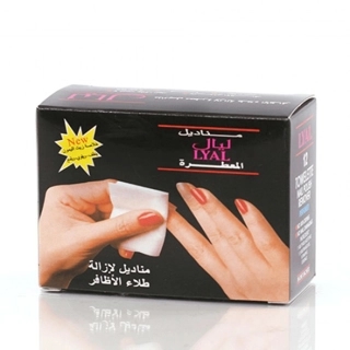 lyal Nail polish remover wipes large