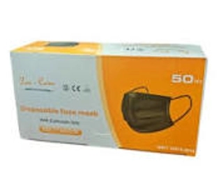 ZM-CARE FACE MASK 50PCS BLACK