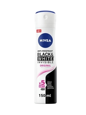 NIVEA DEO/SPRAY BLACK & WHITE ORIGINAL 150ML