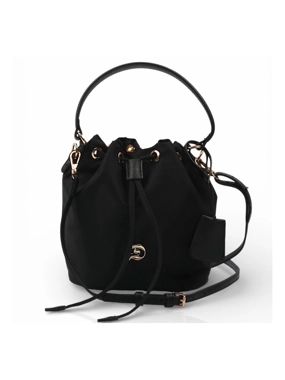 Amalfi Bucket Bag - Black