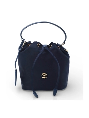 Amalfi Bucket Bag - Navy Blue