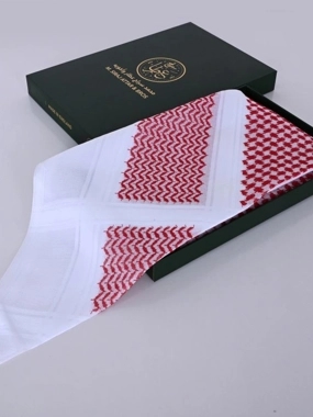 Al-Attar Naqsh Red Shemagh