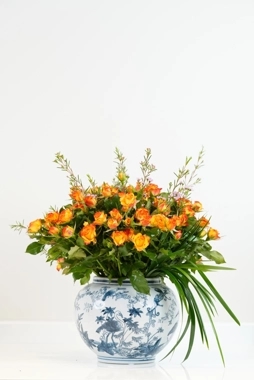 Sunset Harmony - Porcelain Vase