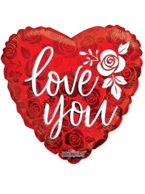 I LOVE YOU Hellium Ballons