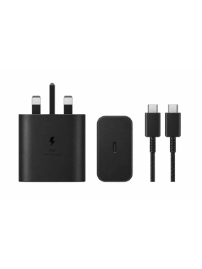 Samsung 45W Fast Plug with Original Type-C Cable – Black