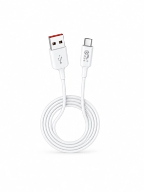 USB-A to Type-C Charging Cable - White