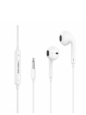 Power Zone wired headphones with a 3.5mm jack