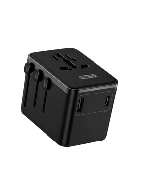 Micro Speed MS-370 Universal Travel Adapter 2500W with 120W Fast Charging