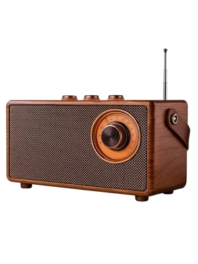 High quality wooden Bluetooth radio