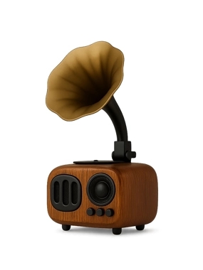Retro mini wireless speaker