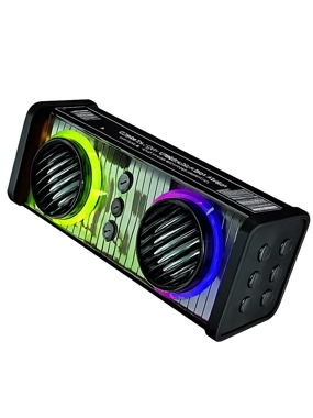 Mech K99 Double Blast Little Cannon Portable Bluetooth Speaker - Multicolor
