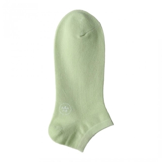 Women's Solid Color Antibacterial Ankle Socks 3 Pairs(Shades of Green)