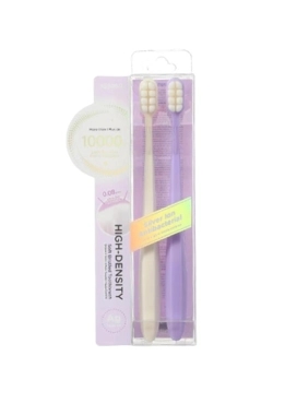 High Density Soft Bristled Toothbrushes (2 pcs)
