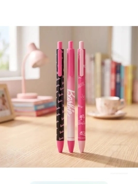 Barbie Collection Retractable Gel pen (3Pack)