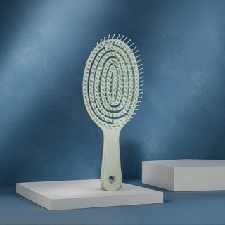 Vented Hair Brush (Green)