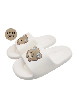 MIKKO Collection Women's Bath Slippers (White,37-38)