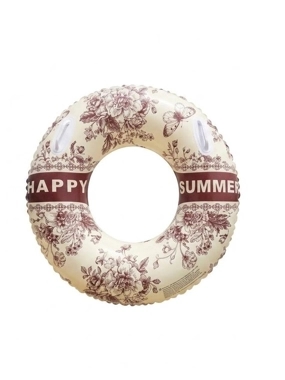 Inflatable Floral Swim Ring