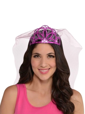 Tiara with veil