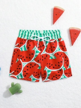 18-24 months swimming short watermelon print