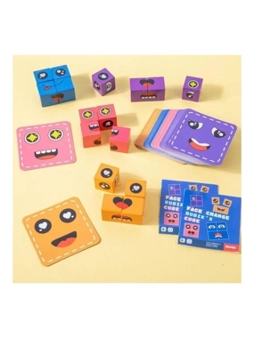 face arranging challenge toy