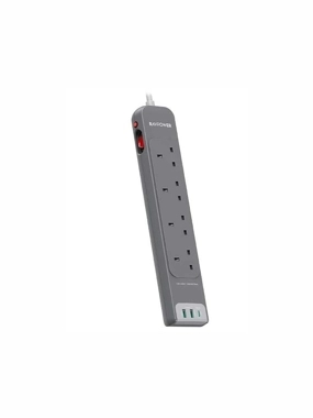 RAVPower 4-Port Power Strip with Type-C and 2 USB Ports, 3m